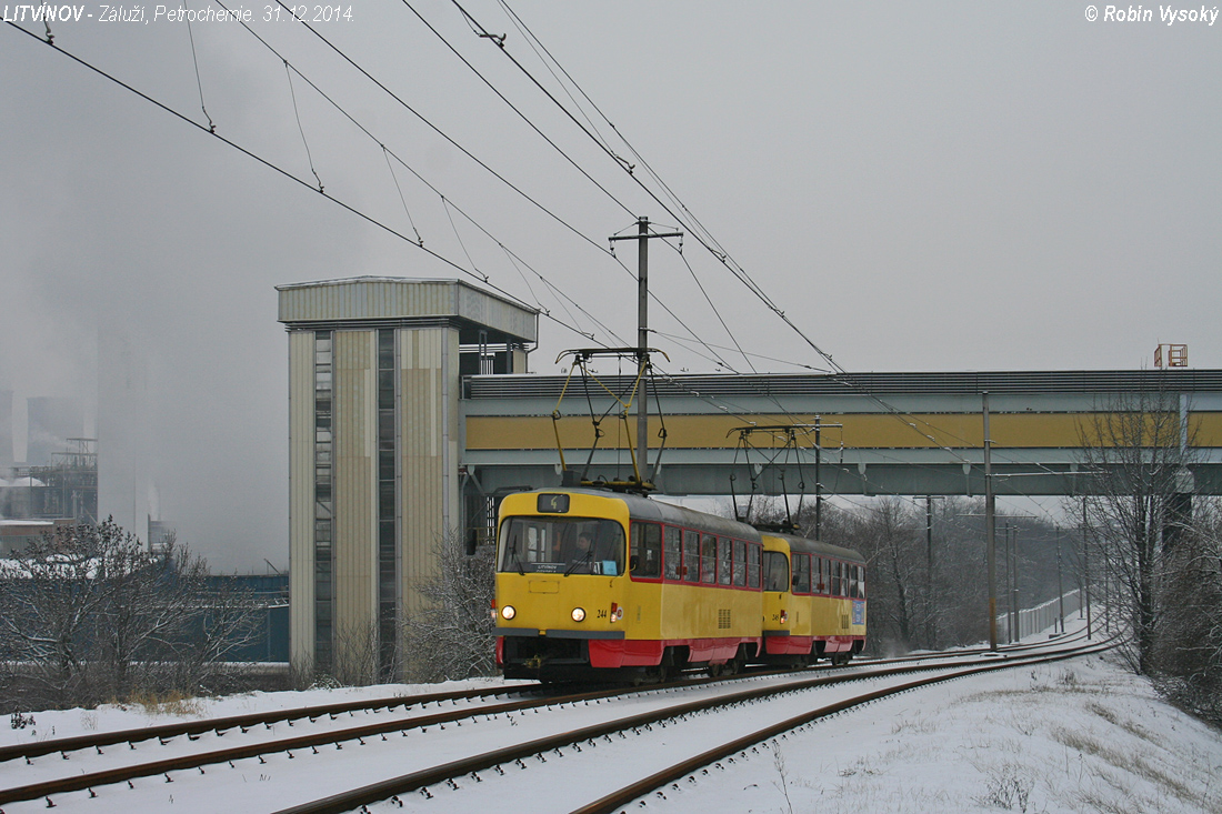 Мост ― Литвинов, Tatra T3M.3 № 244