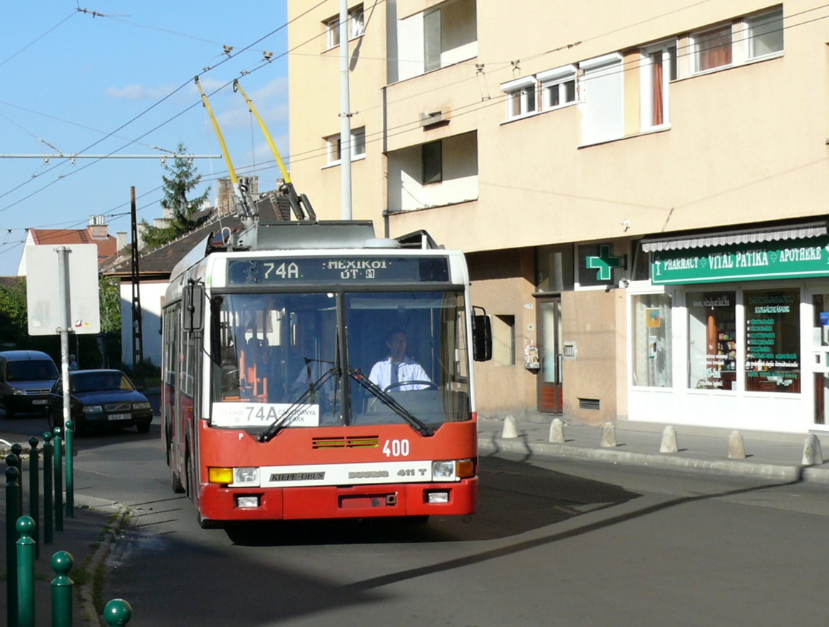Будапешт, Ikarus 411T № 400
