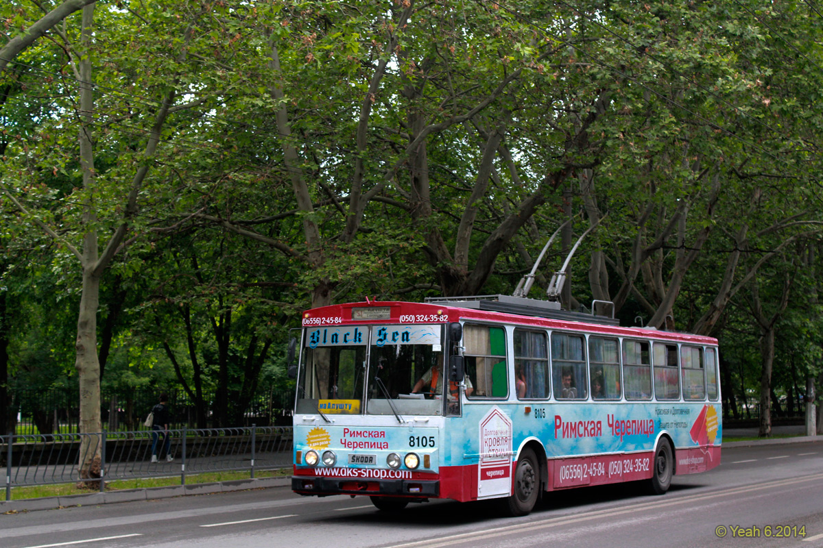 Крымский троллейбус, Škoda 14Tr89/6 № 8105