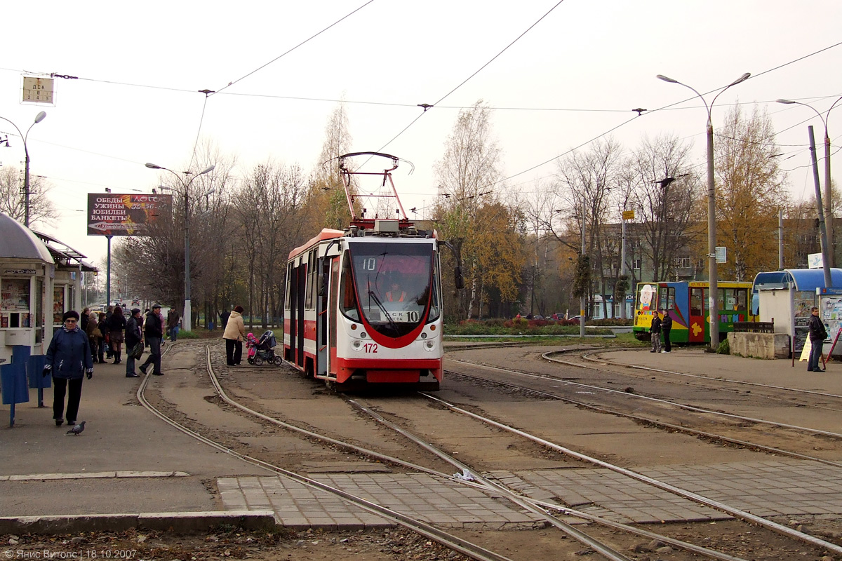 Тверь, 71-134А (ЛМ-99АЭН) № 172; Тверь — Трамвайные конечные станции и разворотные кольца