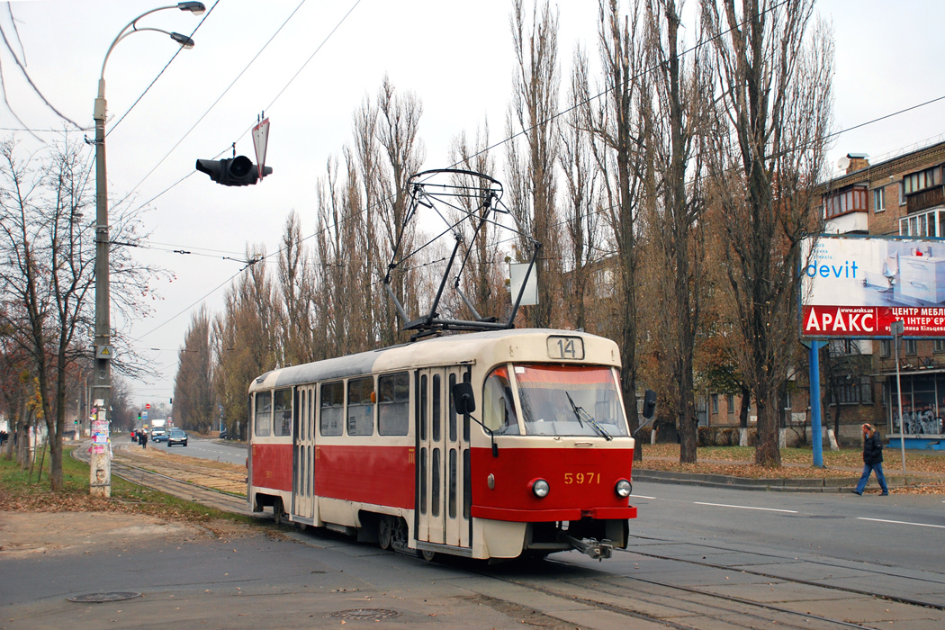 Киев, Tatra T3SU № 5971