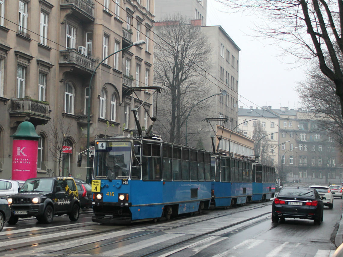 Краков, Konstal 105Na № 416