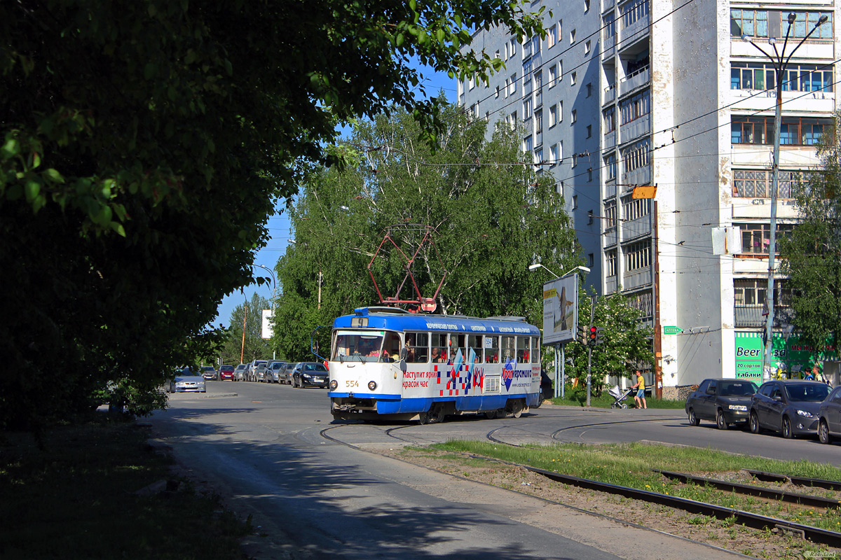 Екатеринбург, Tatra T3SU № 554