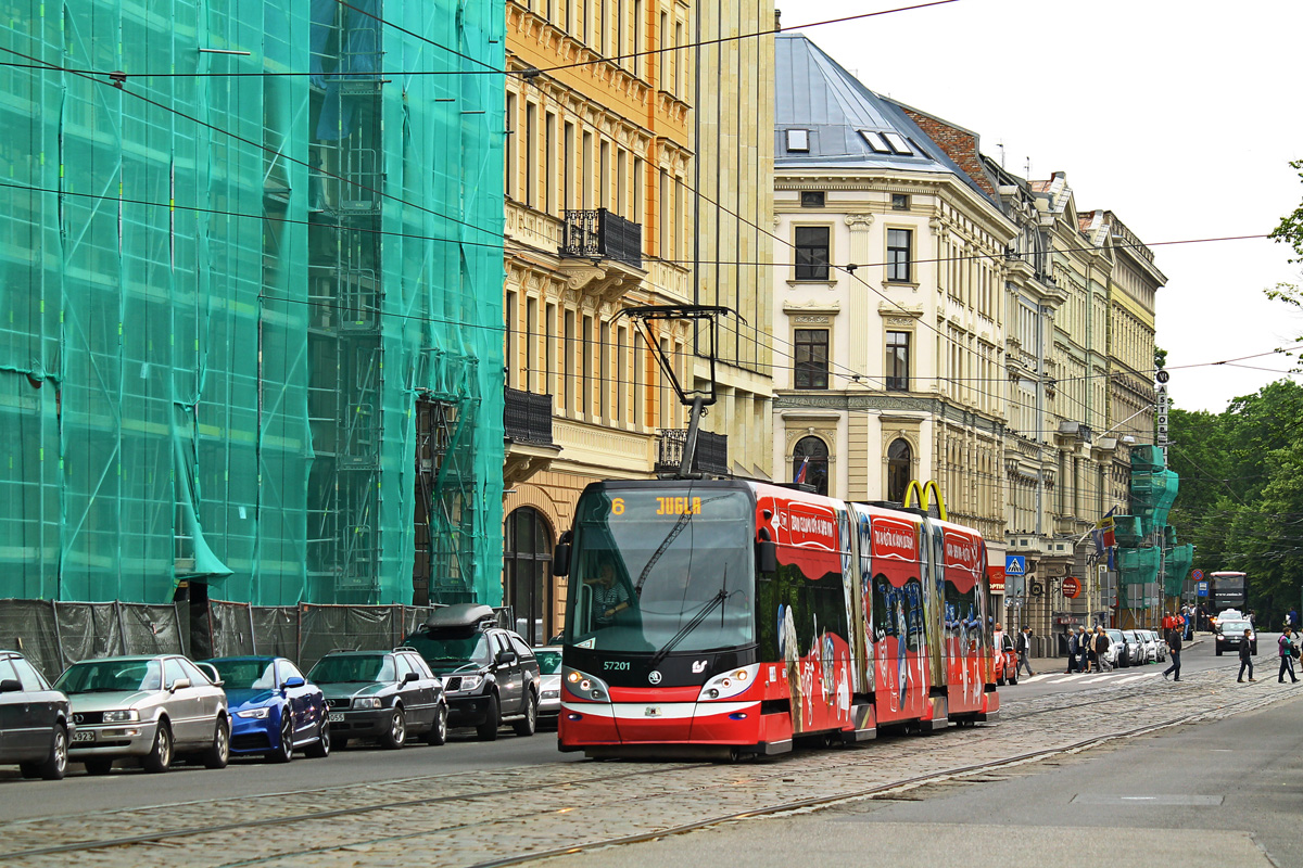 Рига, Škoda 15T ForCity Alfa Riga № 57201