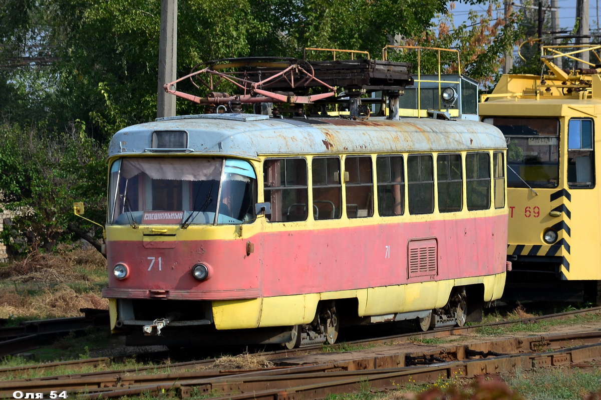 Волгоград, Tatra T3SU (двухдверная) № 71