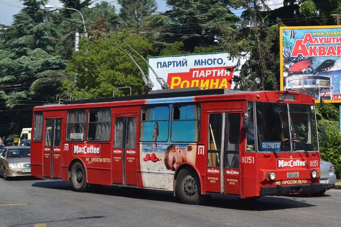 Крымский троллейбус, Škoda 14Tr02/6 № 8051