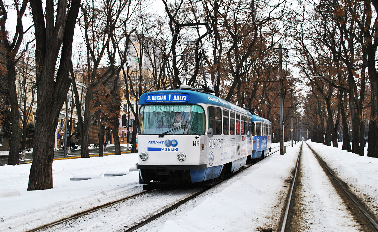 Днепр, Tatra T3DC1 № 1413