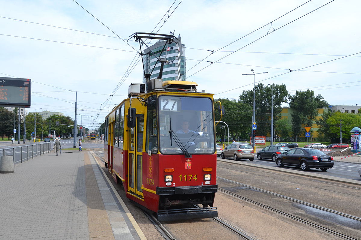 Варшава, Konstal 105Na № 1174