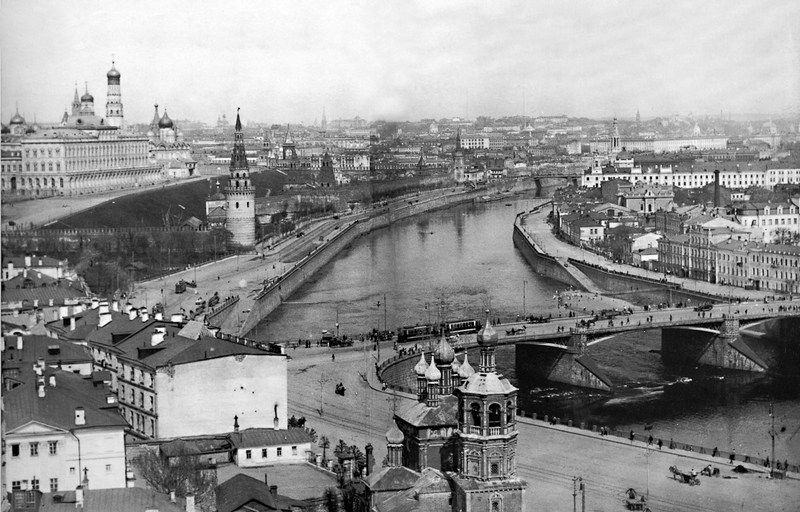 Москва — Виды с высоты; Москва — Исторические фотографии — Электрический трамвай (1899-1920) Москва — Виды с высоты; Москва — Исторические фотографии — Электрический трамвай (1899-1920)