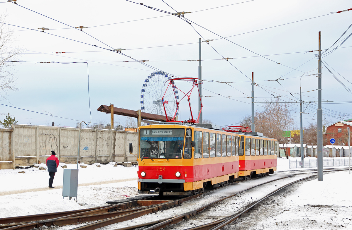 Екатеринбург, Tatra T6B5SU № 764