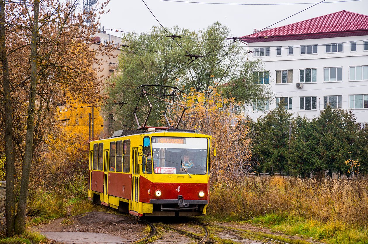 Tver, Tatra T6B5SU Br. 4; Tver — Streetcar terminals and turning rings Tver, Tatra T6B5SU Br. 4; Tver — Streetcar terminals and turning rings