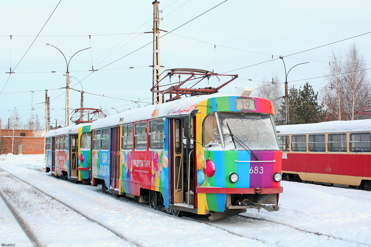 Екатеринбург, Tatra T3SU № 683