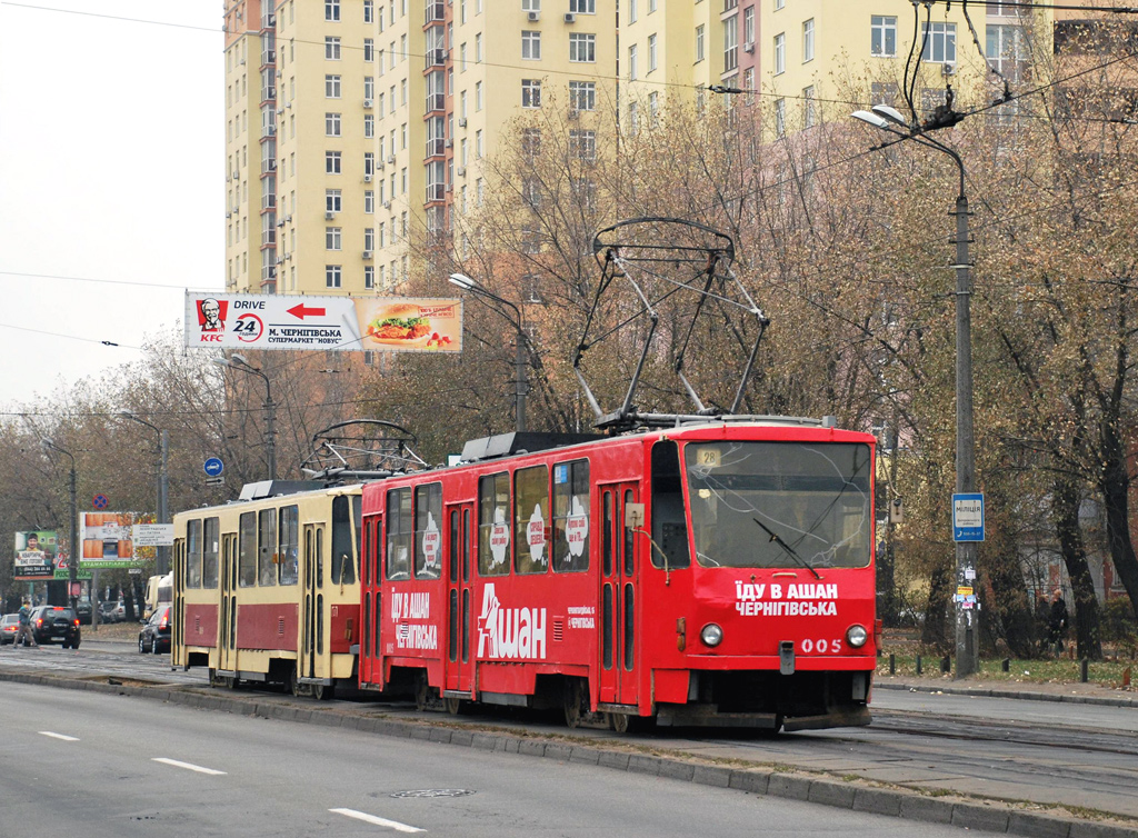 Киев, Tatra T6B5SU № 005
