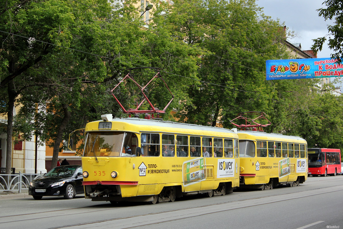 Екатеринбург, Tatra T3SU № 535; Екатеринбург, Tatra T3SU № 536