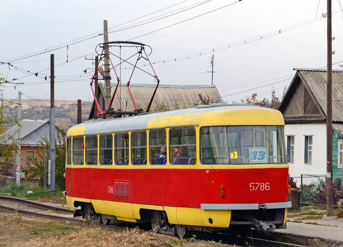 Волгоград, Tatra T3SU (двухдверная) № 5786