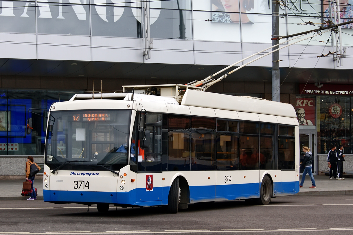 Москва, Тролза-5265.00 «Мегаполис» № 3714
