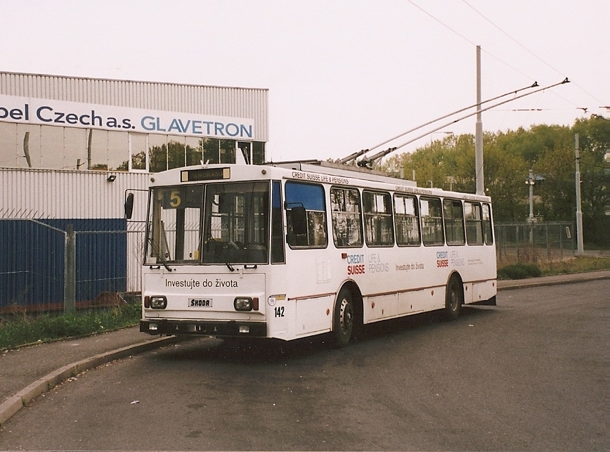 Теплице, Škoda 14Tr08/6 № 142