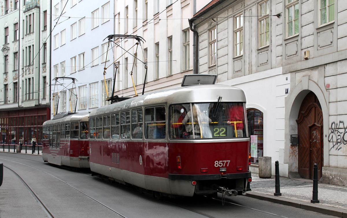Прага, Tatra T3R.P № 8577