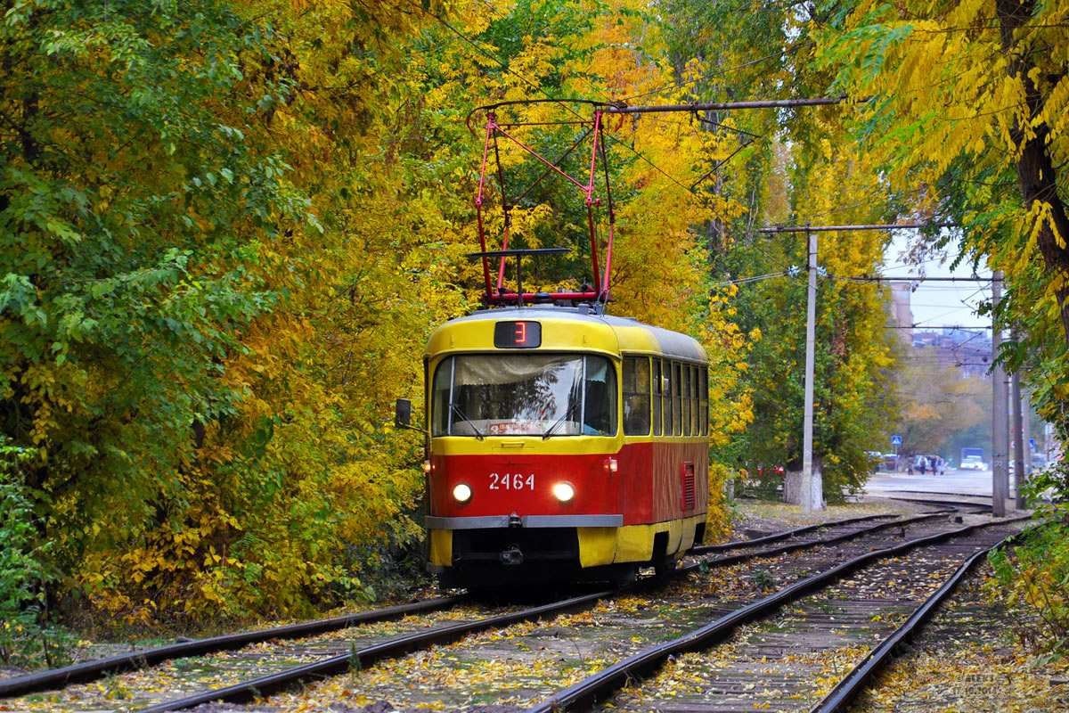Волгоград, Tatra T3SU (двухдверная) № 2464