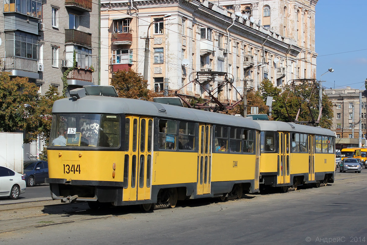 Днепр, Tatra T3SU № 1344
