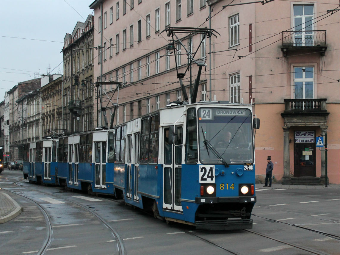 Краков, Konstal 105Na № 814