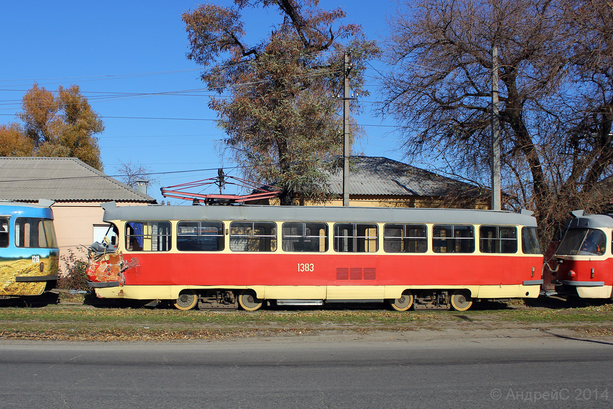 Днепр, Tatra T3R.P № 1383; Днепр — ДТП и аварии