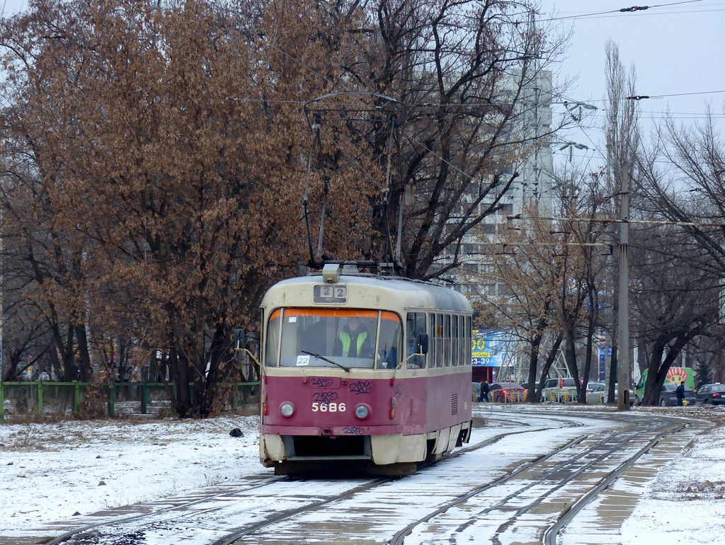 Киев, Tatra T3SU № 5686