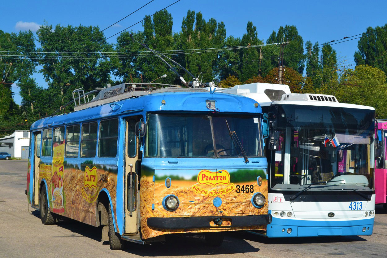Крымский троллейбус, Škoda 9Tr18 № 3468