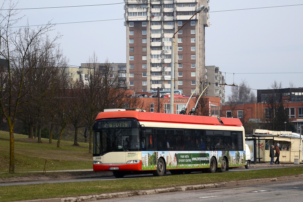 Vilnius, Solaris Trollino II 15 AC nr. 2688