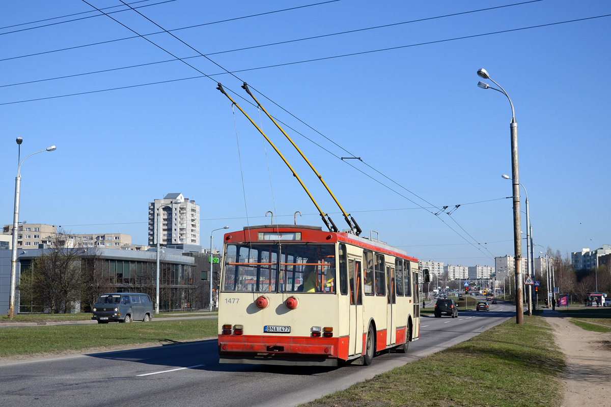 Вильнюс, Škoda 14Tr02/6 № 1477