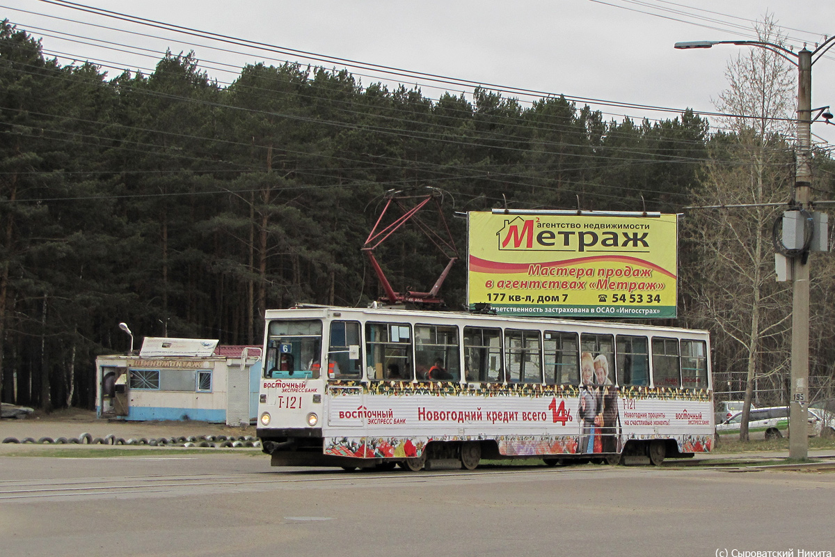 Ангарск, 71-605 (КТМ-5М3) № 121 Ангарск, 71-605 (КТМ-5М3) № 121