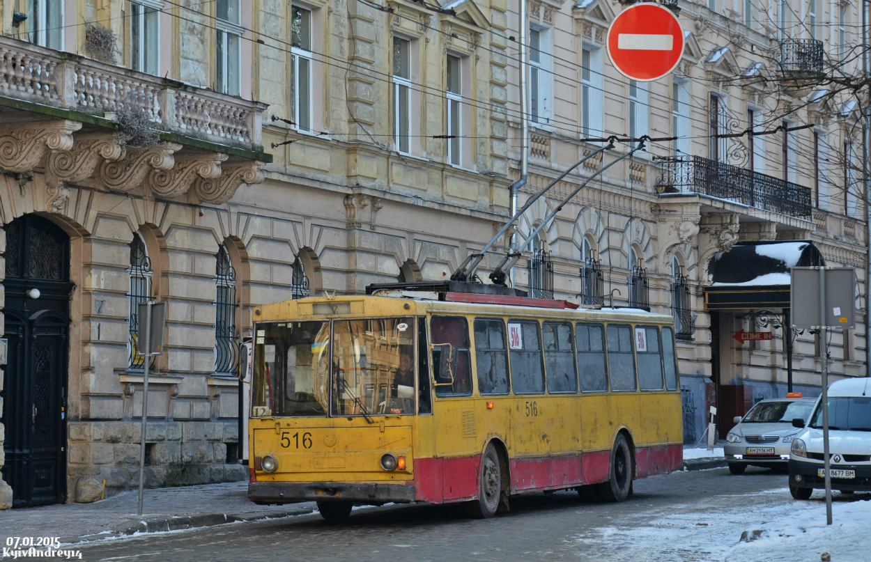 ლვოვი, Škoda 14Tr02/6 № 516