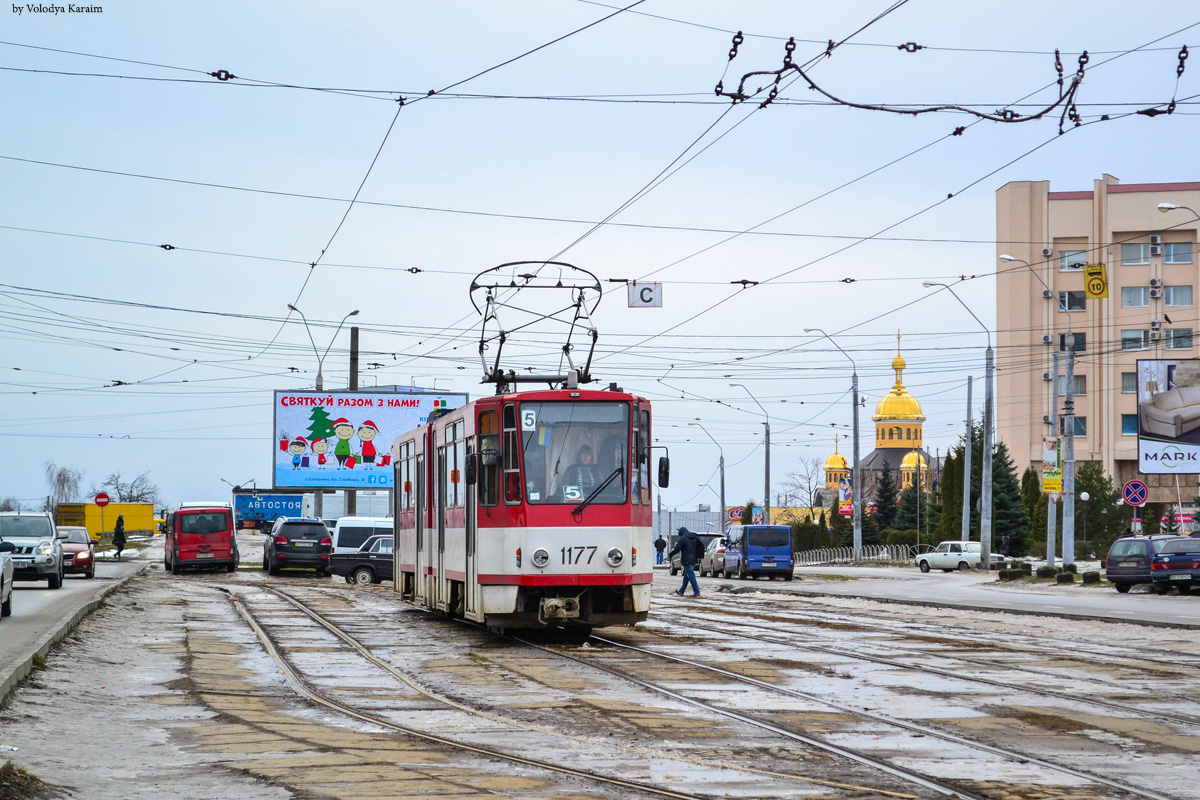 Львов, Tatra KT4D № 1177