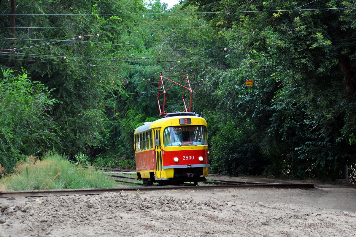 Волгоград, Tatra T3SU (двухдверная) № 2500
