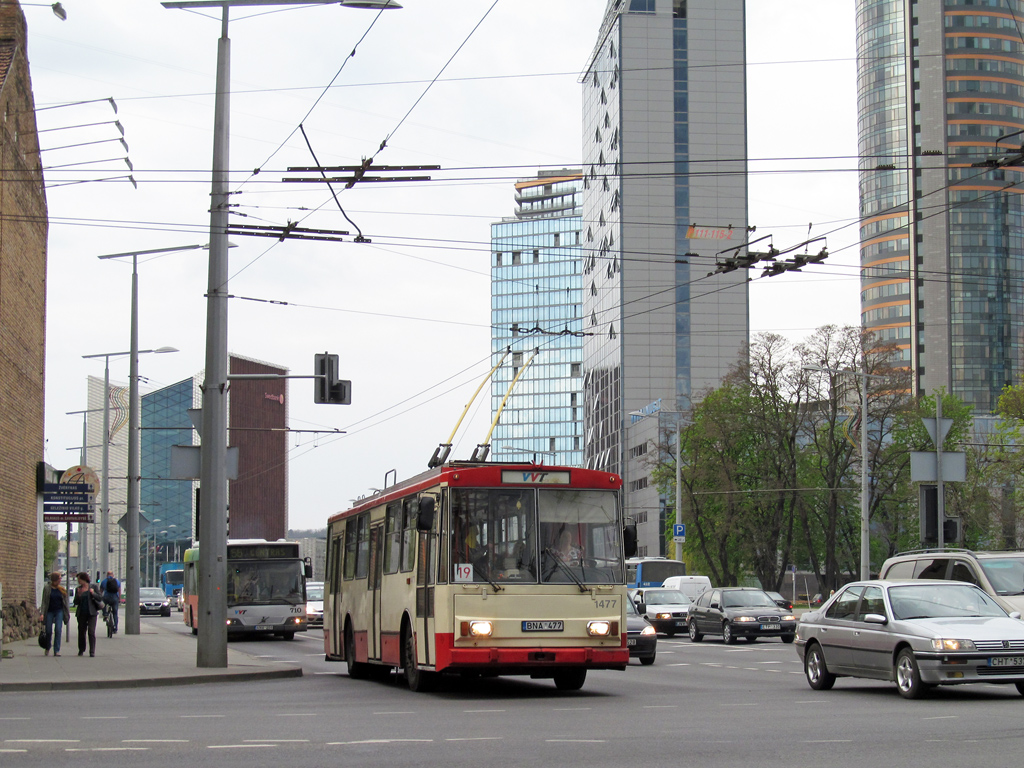 Вильнюс, Škoda 14Tr02/6 № 1477
