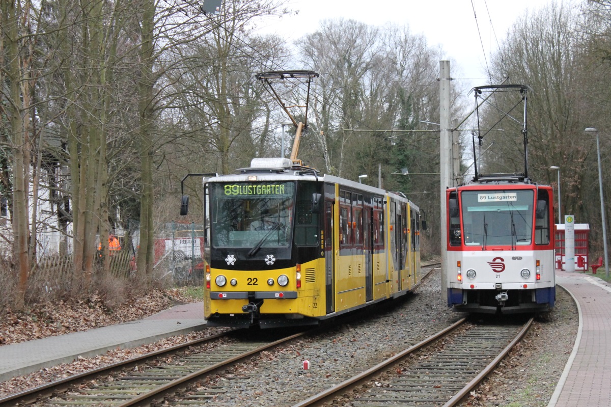 Strausberg, Tatra KT8D5R.N2S Br. 22; Strausberg, Tatra KT8D5 Br. 21