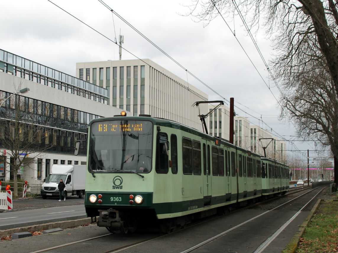 Бонн, Duewag B100C № 9363 Бонн, Duewag B100C № 9363