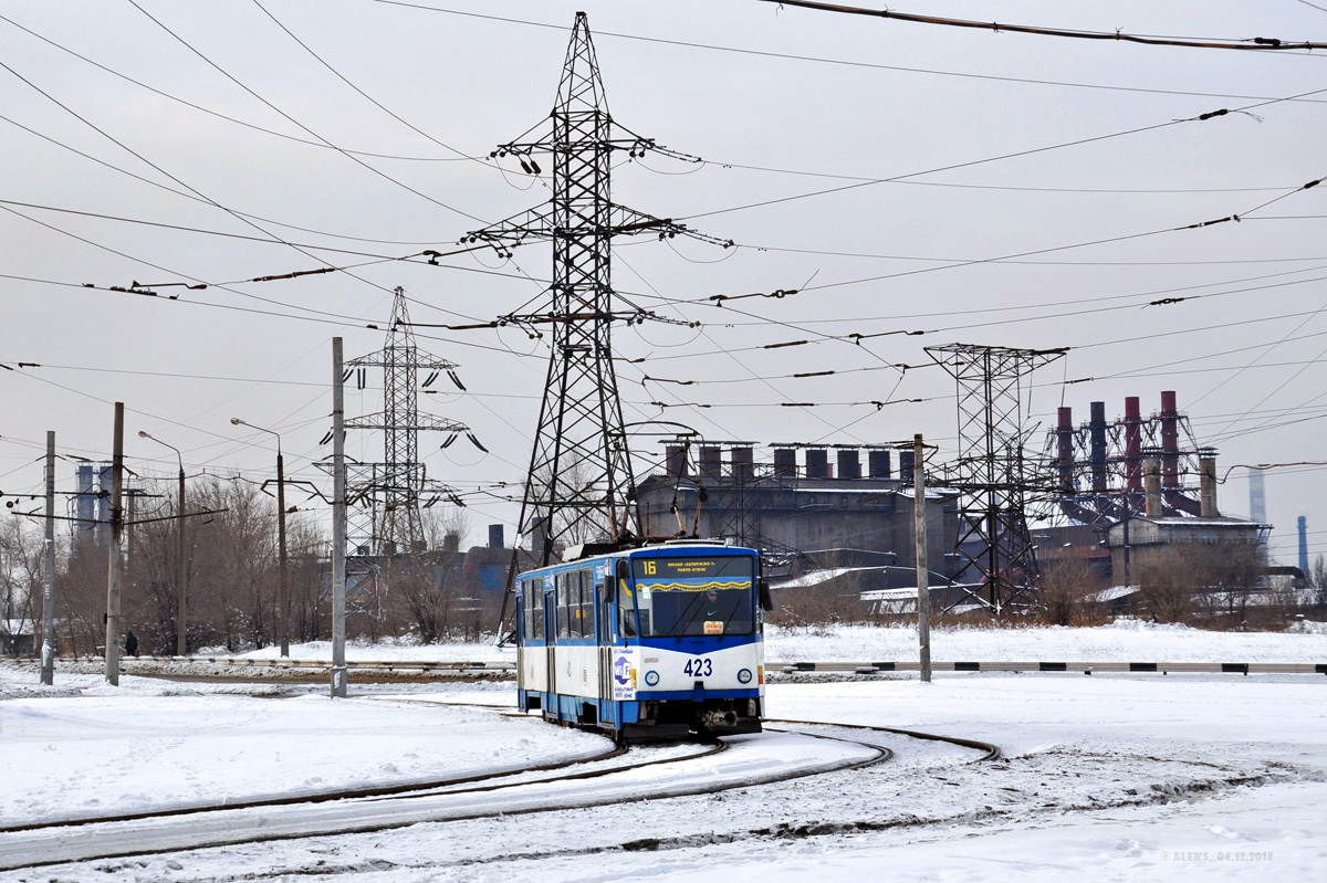 Запорожье, Tatra T6B5SU № 423