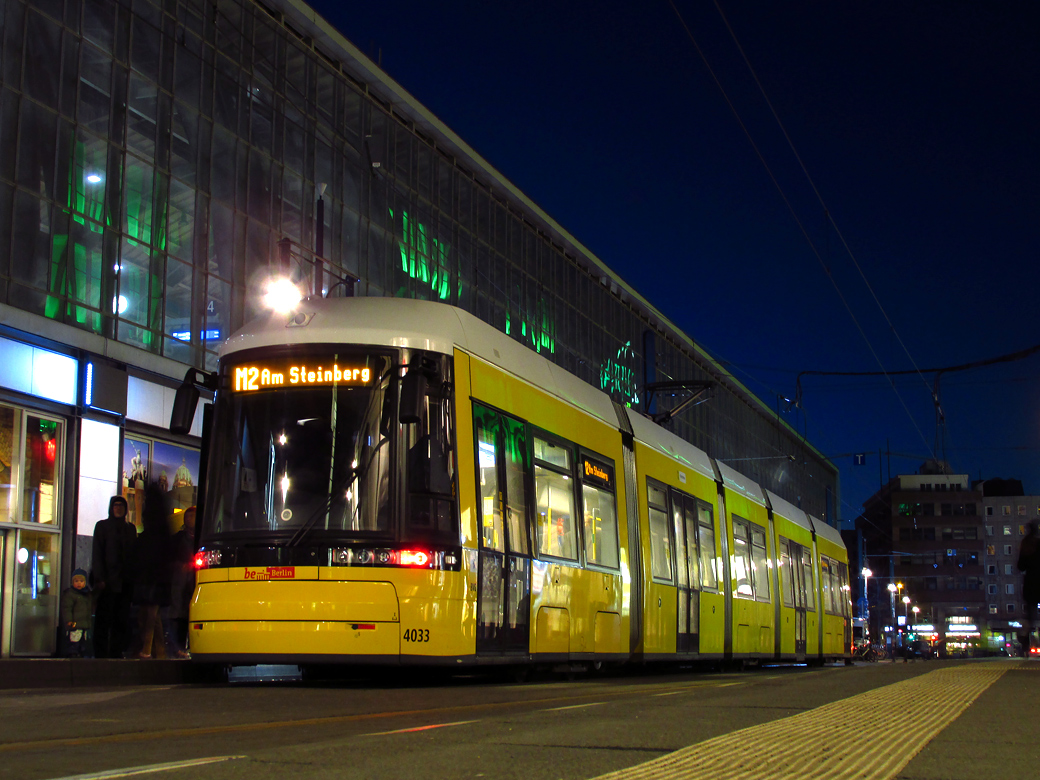 Берлин, Bombardier Flexity Berlin (GT6-08ZR/F6Z) № 4033