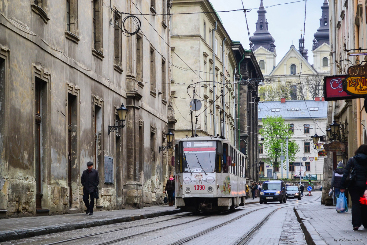 Львов, Tatra KT4SU № 1090 Львов, Tatra KT4SU № 1090