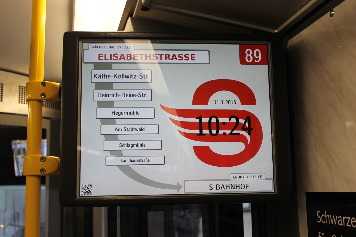 Strausberg, Tatra KT8D5R.N2S Br. 22; Strausberg — Passenger information