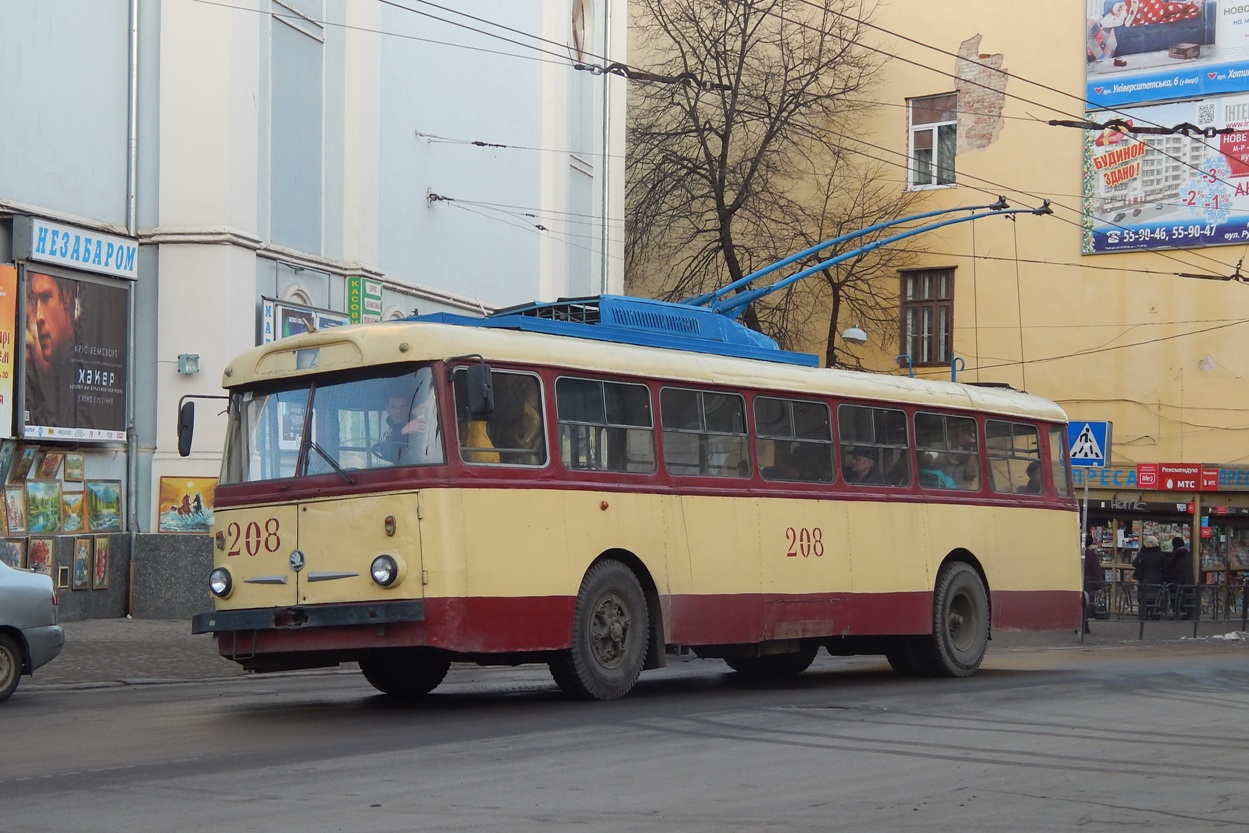 Черновцы, Škoda 9TrH27 № 208