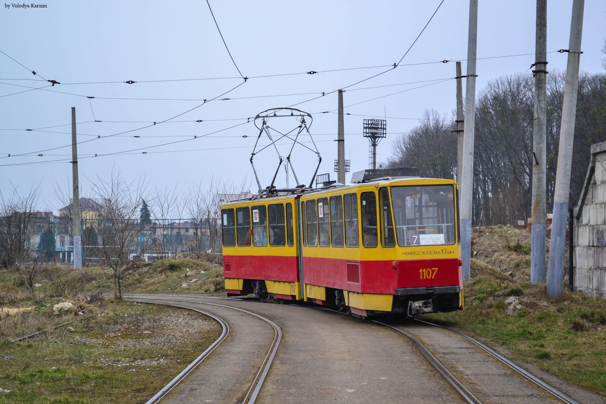 Львов, Tatra KT4SU № 1107