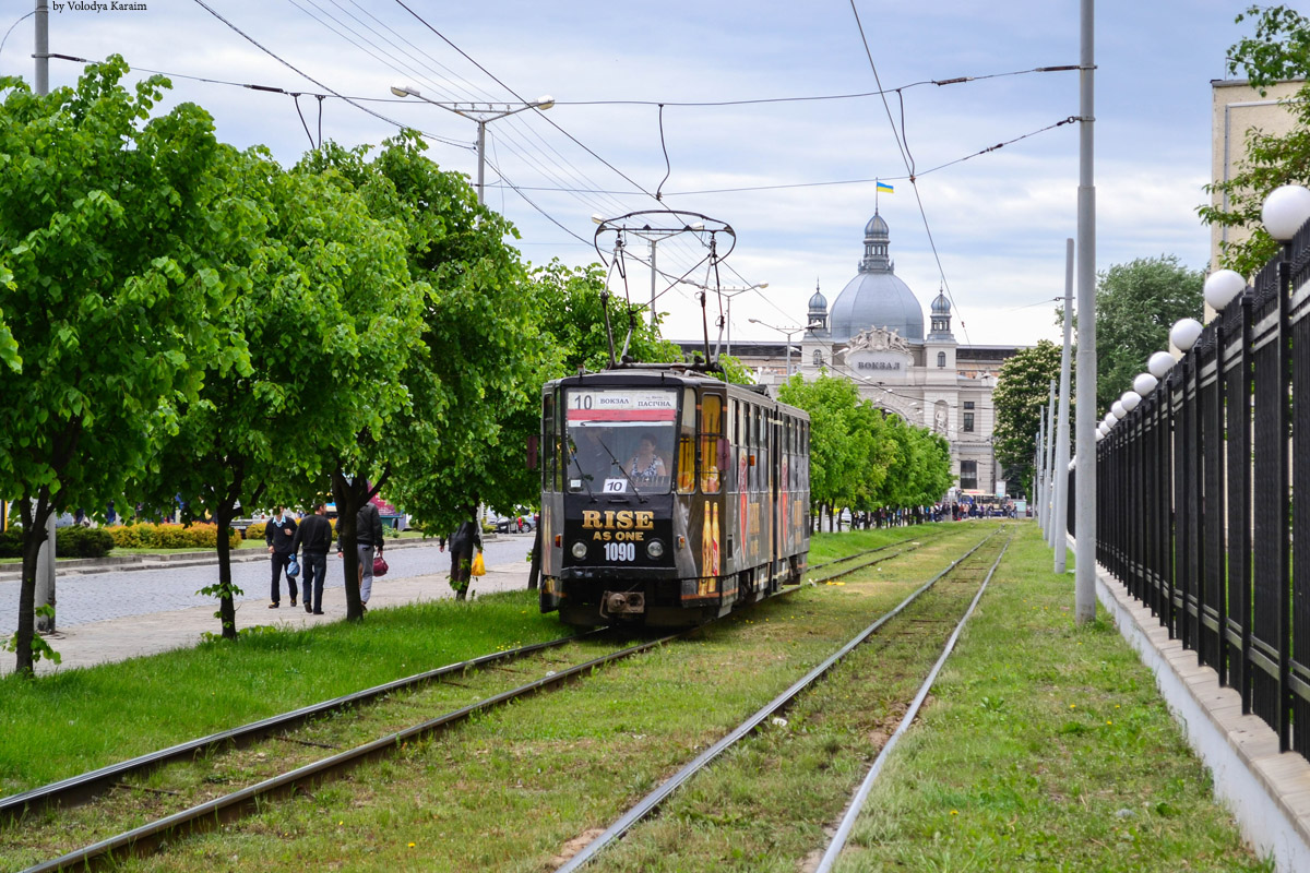 Львов, Tatra KT4SU № 1090 Львов, Tatra KT4SU № 1090