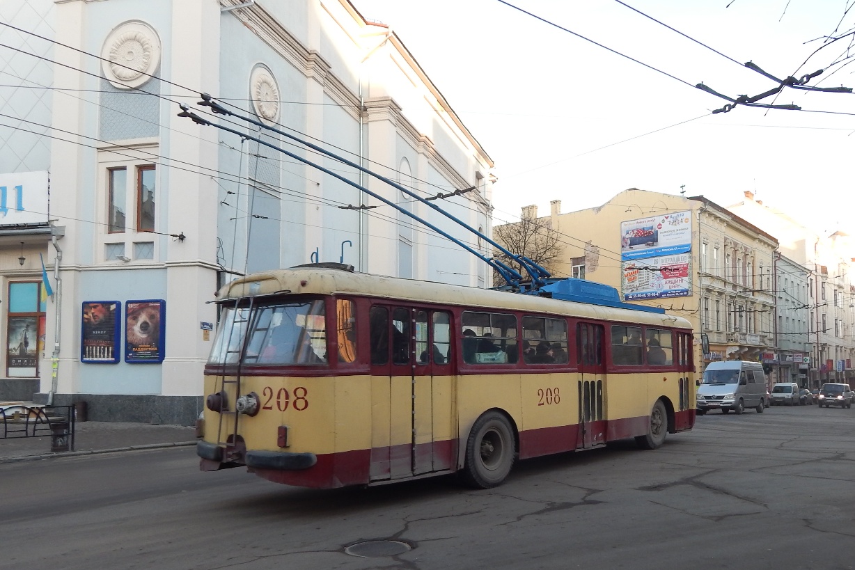 Черновцы, Škoda 9TrH27 № 208 Черновцы, Škoda 9TrH27 № 208