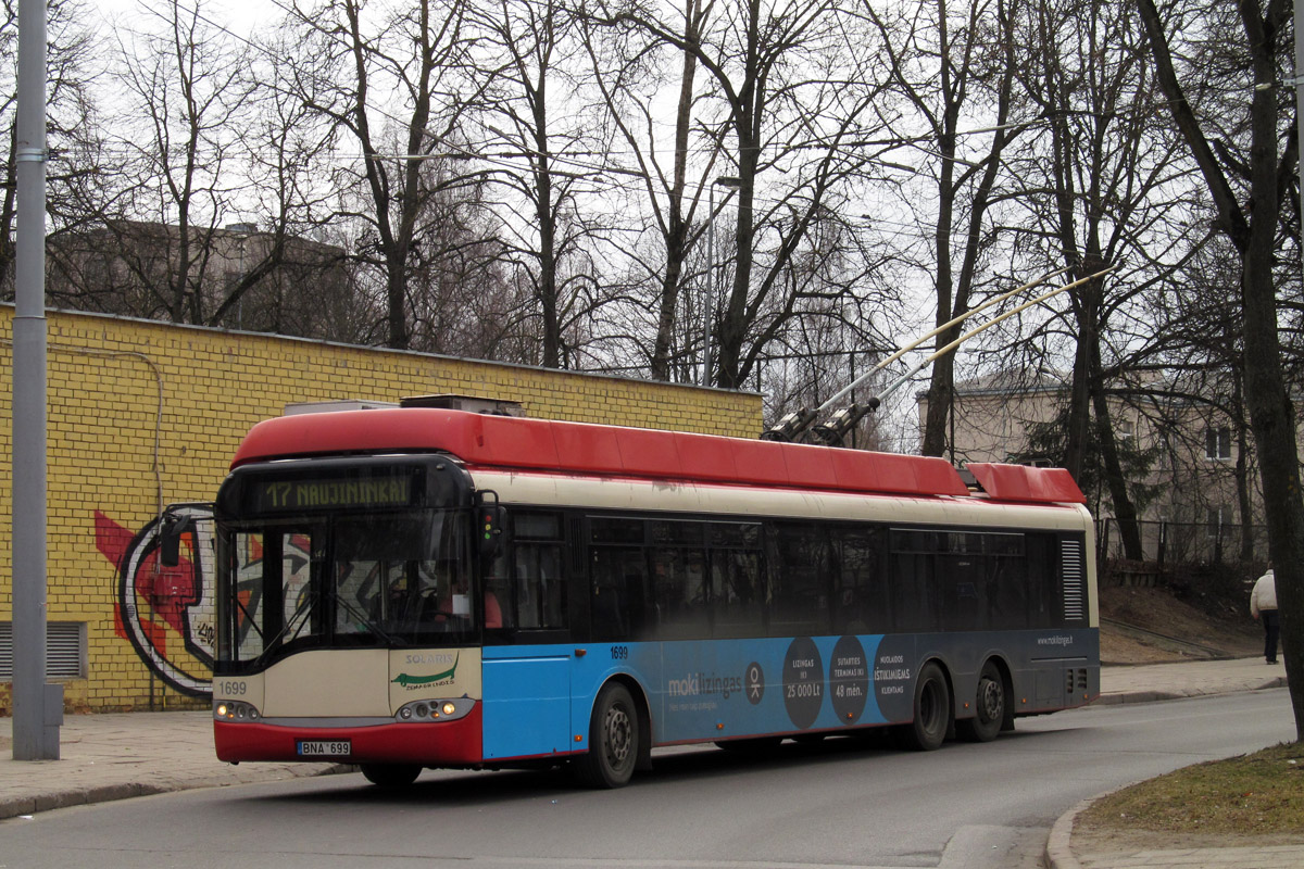 Вильнюс, Solaris Trollino II 15 AC № 1699