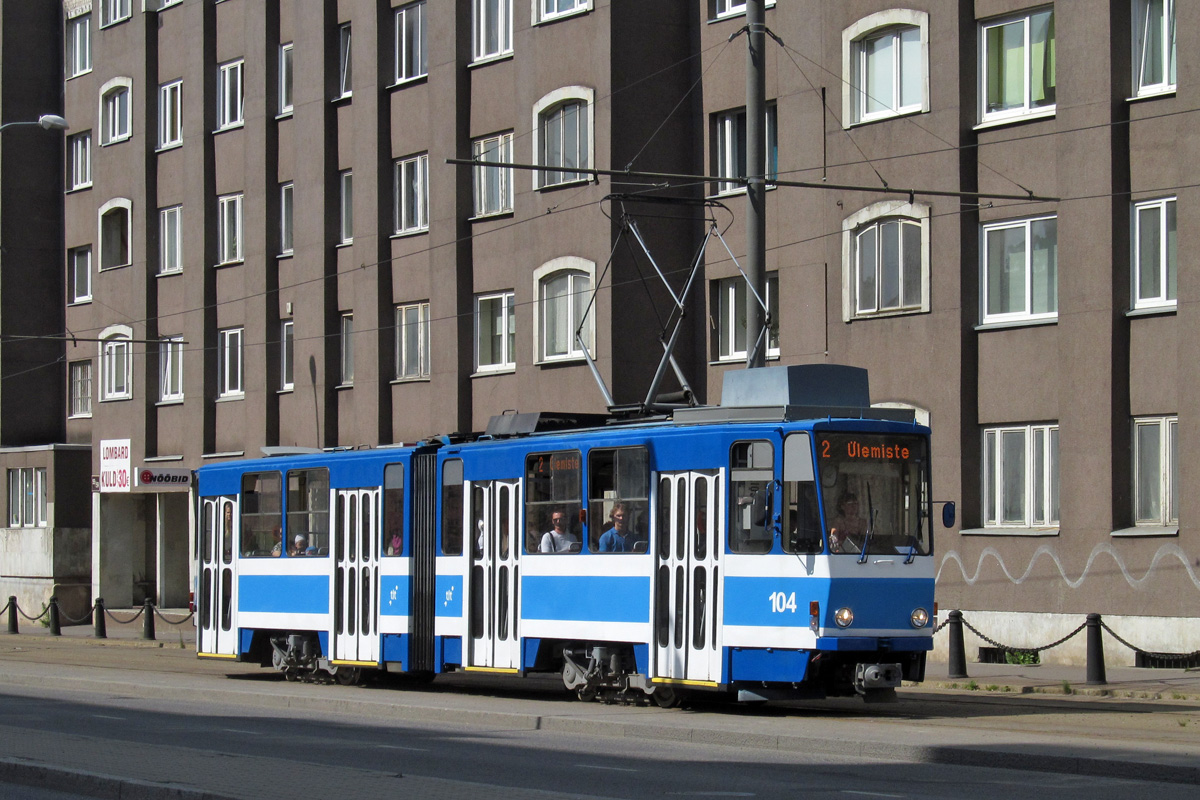 Таллин, Tatra KT4SU № 104