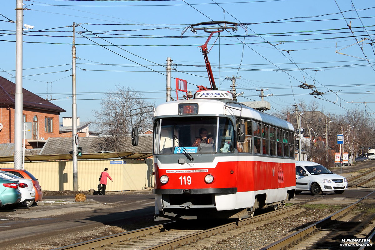 Краснодар, Tatra T3SU КВР МРПС № 119
