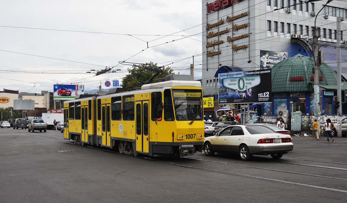 Алматы, Tatra KT4DtM № 1007