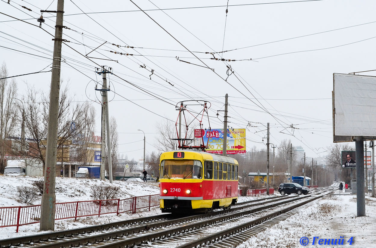 Волгоград, Tatra T3SU № 2740